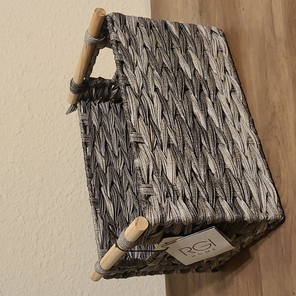 Gray Woven Basket